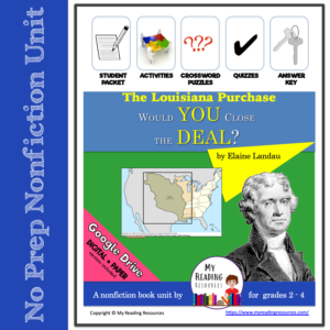 The Louisiana Purchase: Would You Close the Deal? Nonfiction Book Study