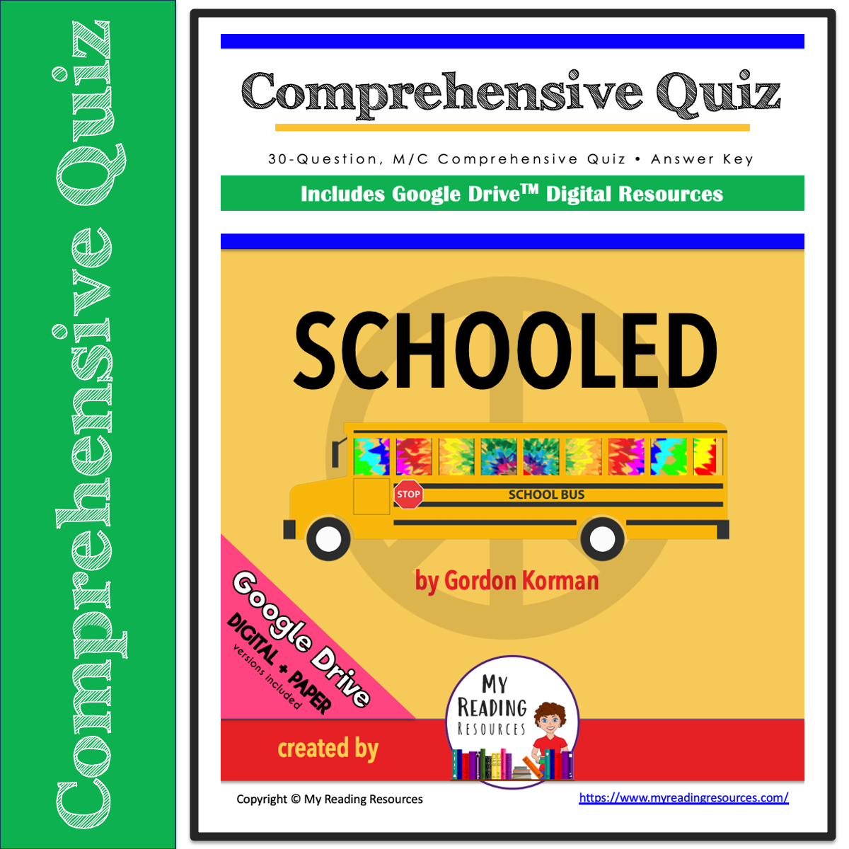 Schooled Comprehensive Quiz My Reading Resources