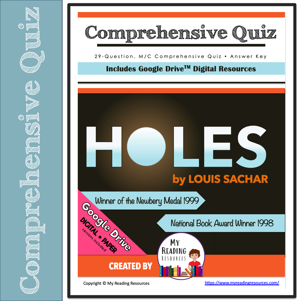 Holes Comprehensive Quiz My Reading Resources