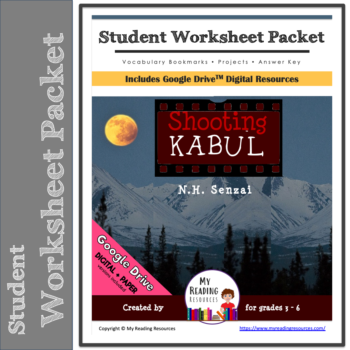 Shooting Kabul Student Worksheet Packet My Reading Resources