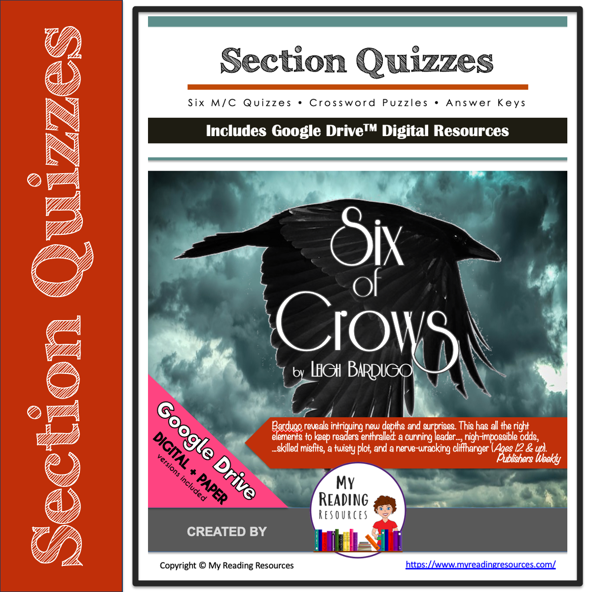 Six of Crows Section Quizzes & Crossword Puzzles My Reading Resources