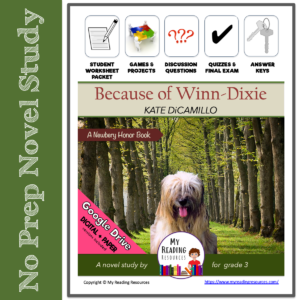 Because of Winn-Dixie novel study