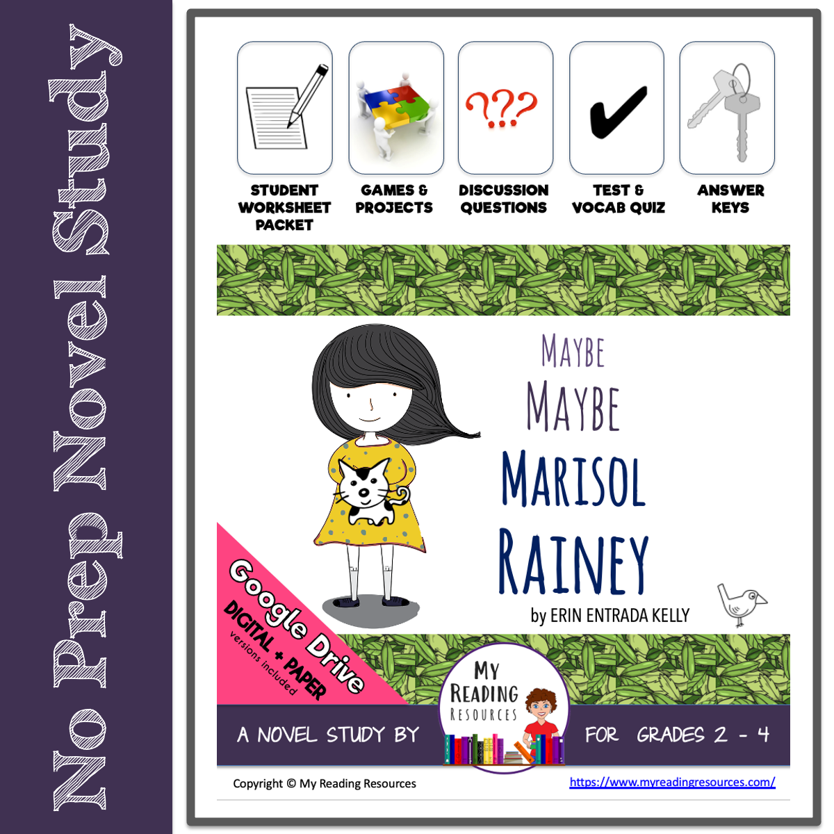 Maybe Maybe Marisol Rainey Novel Study - My Reading Resources