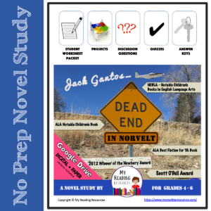 Dead End in Norvelt Novel Study
