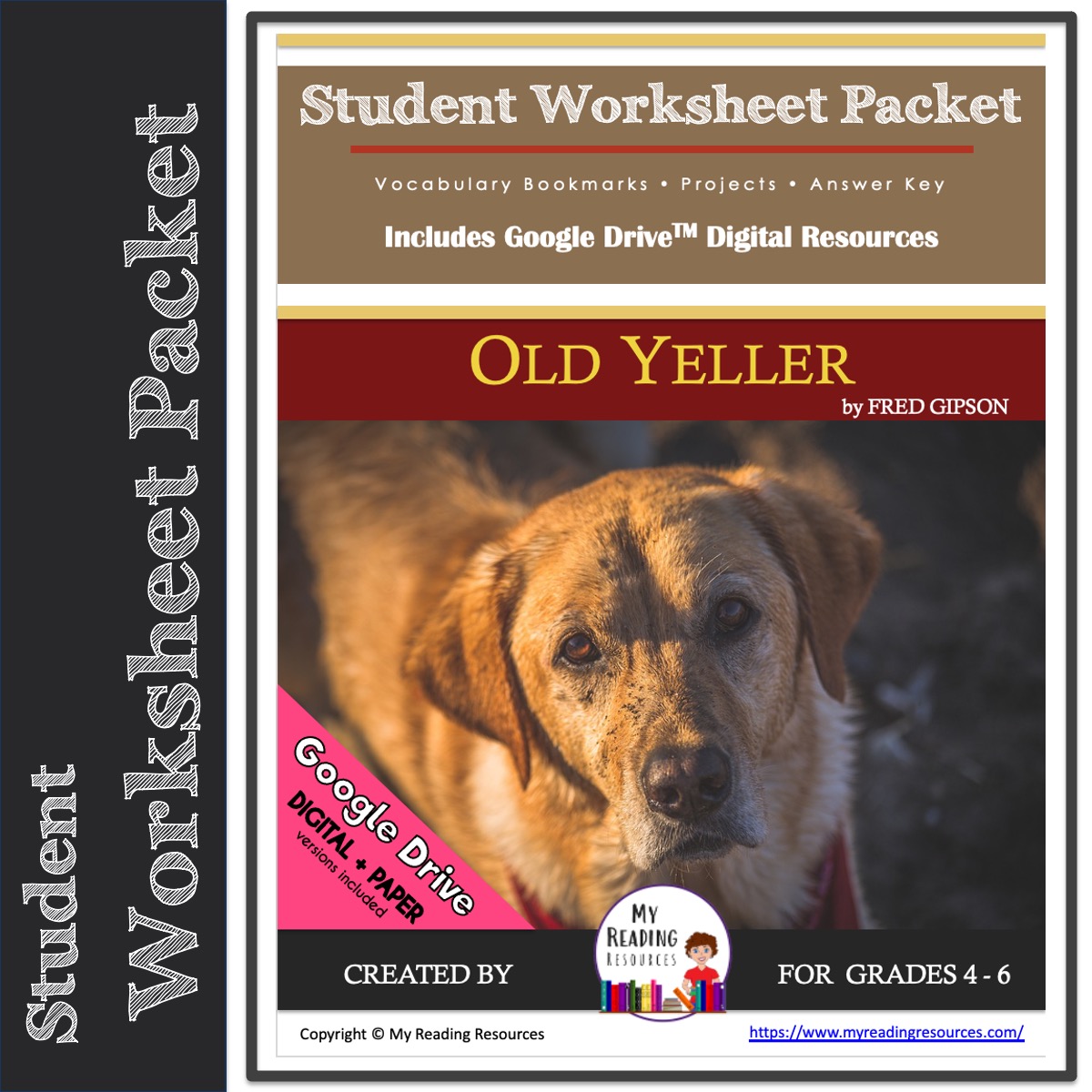 old-yeller-student-worksheet-packet-my-reading-resources
