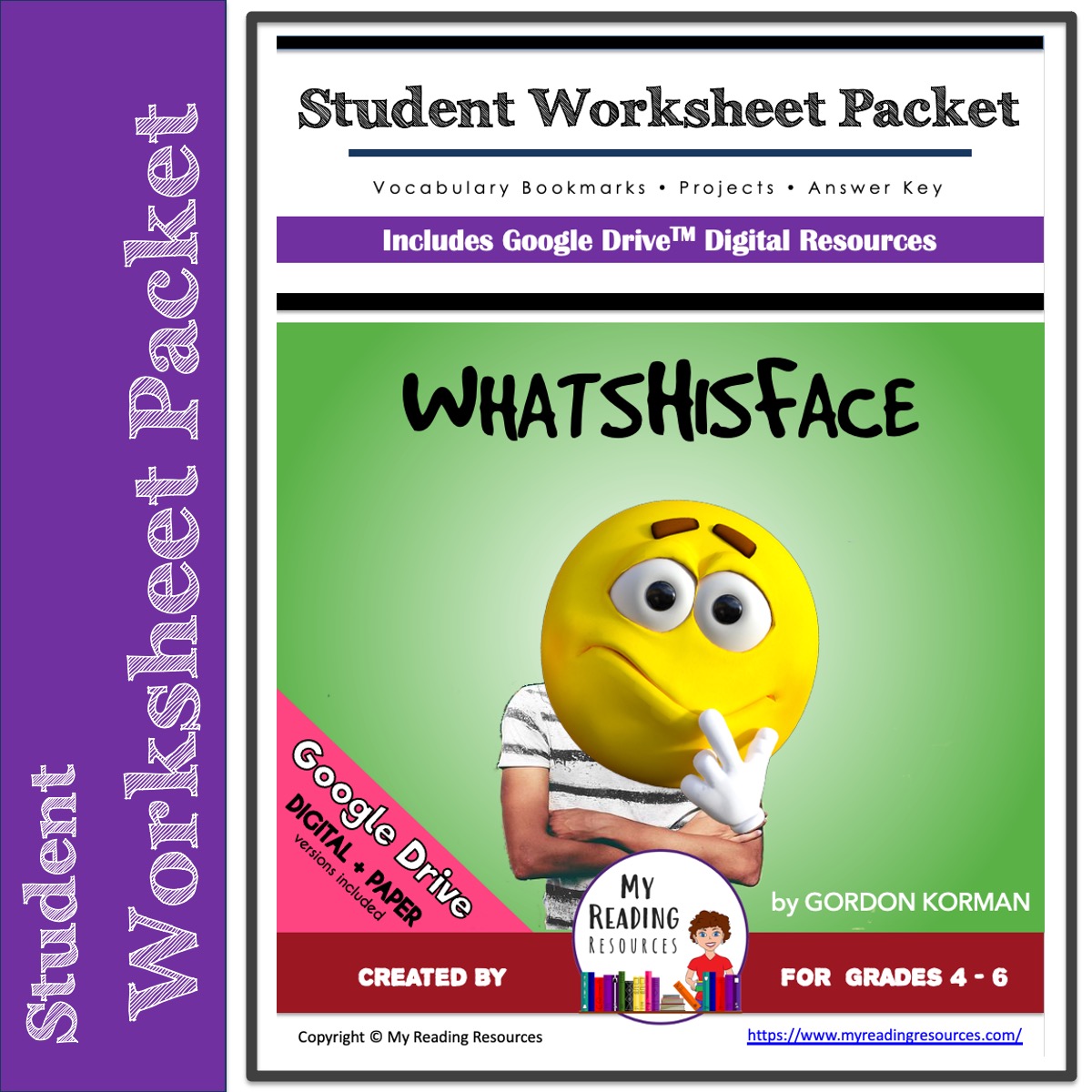 WhatsHisFace Student Worksheet Packet - My Reading Resources