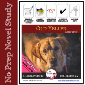 Old Yeller novel study