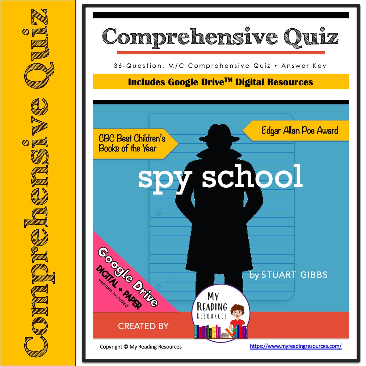 Spy School Comprehensive Quiz My Reading Resources