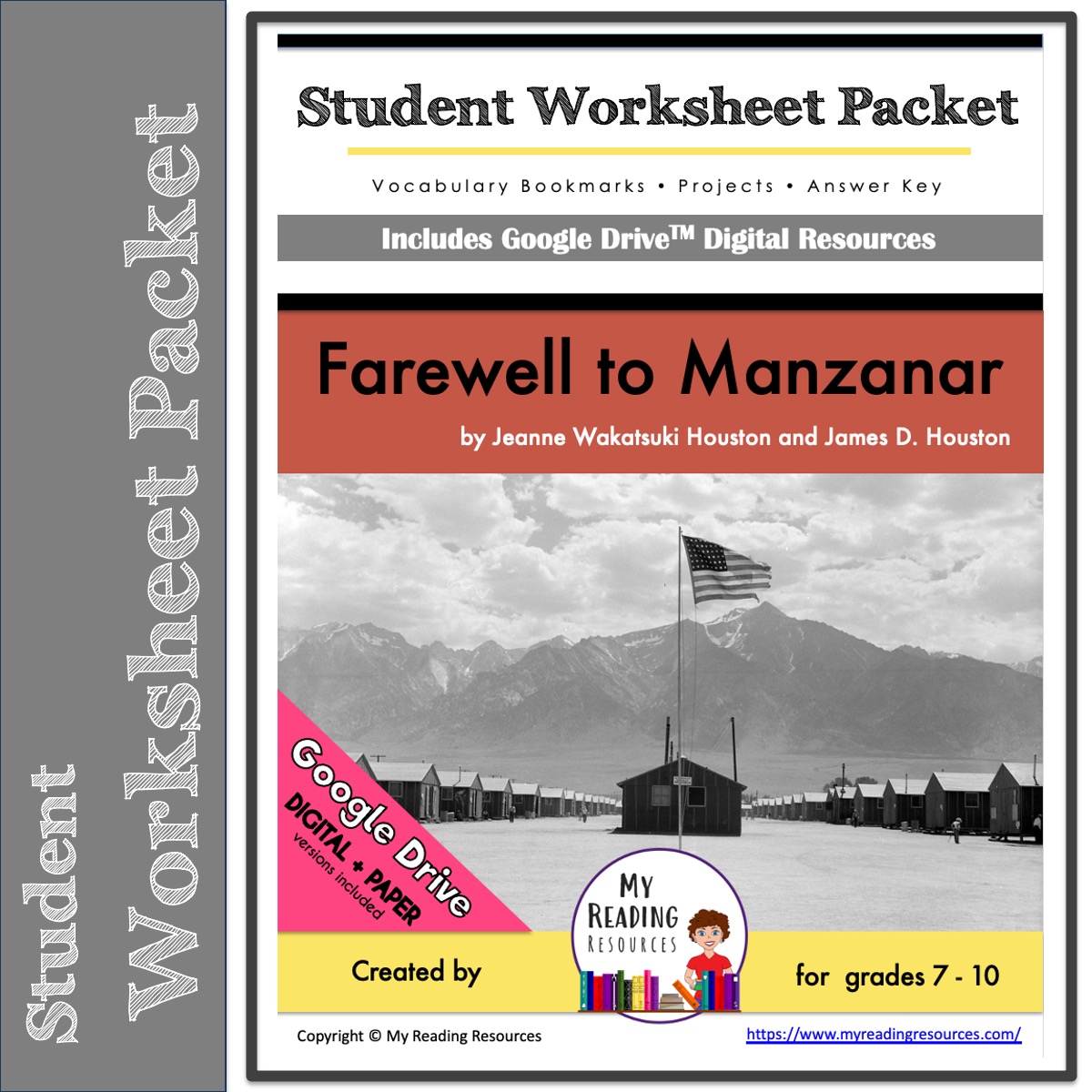 Farewell to Manzanar Student Worksheet Packet My Reading Resources